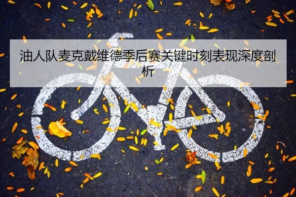 油人队麦克戴维德季后赛关键时刻表现深度剖析